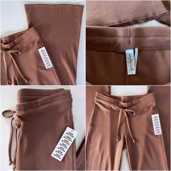 NWT Urban Outfitters Low Rise Flare Wide Leg Lounge Yoga Active Pants M Fitted - Picture 8 of 13
